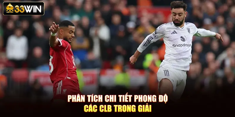 Phân tích chi tiết phong độ các CLB trong giải