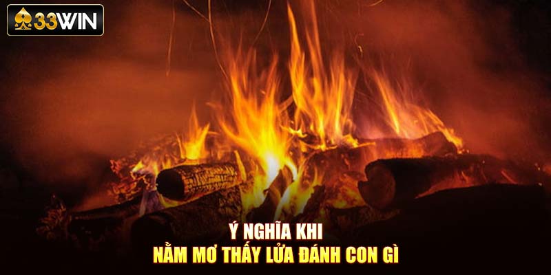 Ý nghĩa khi nằm mơ thấy lửa đánh con gì